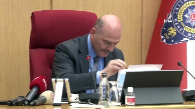 İçişleri Bakanı Soylu, 81 ilin emniyet müdürünün katılımıyla düzenlenen toplantıya katıldı