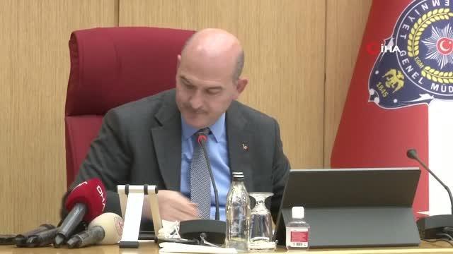 İçişleri Bakanı Soylu, 81 ilin emniyet müdürünün katılımıyla düzenlenen toplantıya katıldı