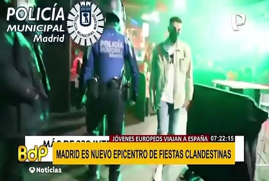España: así interviene la Policía de Madrid las fiestas clandestinas COVID