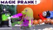 Magic Prank with the Funny Funlings Thomas and Friends and Marvel Avengers the Hulk plus Ghost Pranks in this Family Friendly Full Episode Toy Story Video for Kids by Kid Friendly Family Channel Toy Trains 4U