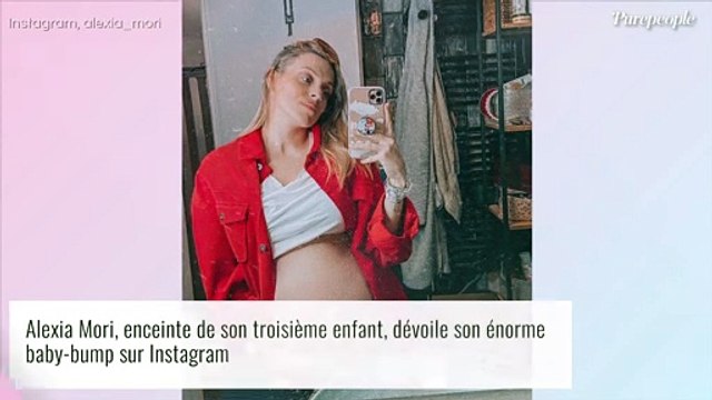 Alexia Mori, +25 kilos et au bord de l'accouchement : photos de son impressionnant baby-bump
