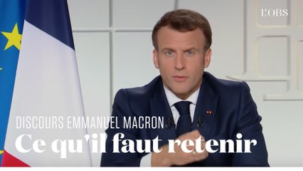 Ecoles fermées, confinement, couvre-feu : les 5 mesures à retenir des annonces d'Emmanuel Macron