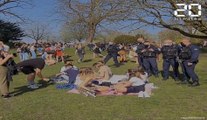 Lille: La foule prend d'assaut les parcs malgré les mesures sanitaires