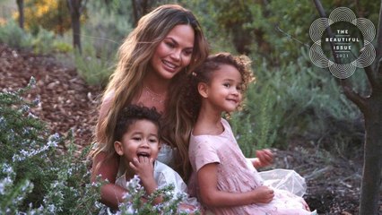 Chrissy Teigen Graces the Cover of PEOPLE’s Beautiful Issue with Her "Wonderful" Kids Luna and Miles