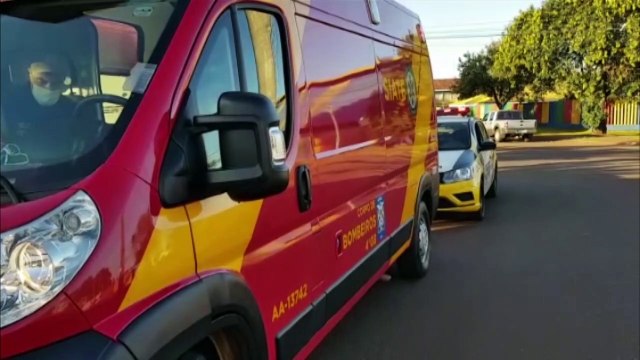 Motociclista fica ferido em colisão contra veículo Azera no XIV de Novembro; Siate foi mobilizado