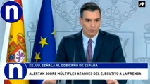 Estados Unidos alerta de los ataques a la prensa de Pedro Sánchez y Pablo Iglesias