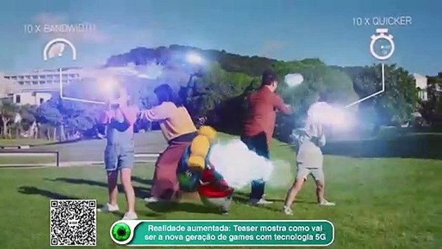 Realidade aumentada: teaser mostra como vai ser a nova geração de games com tecnologia 5G