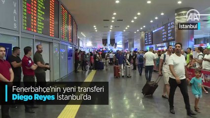 Fenerbahçe'nin yeni transferi Diego Reyes İstanbul'da