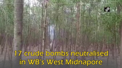 17 crude bombs neutralised in Bengal's West Midnapore