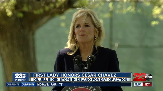 23ABC IN-DEPTH: First Lady Dr. Jill Biden visits Delano