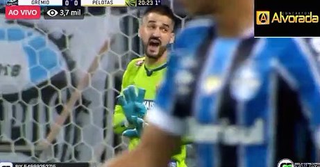 gremio 4x0 pelotas 1 tempo completo  2021