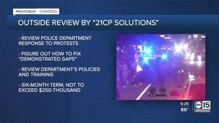 Phoenix orders another review into police department's protest response