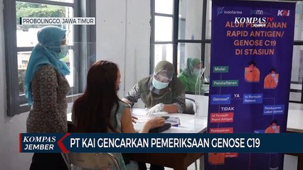 Tekan Kasus Covid-19, PT KAI Gencarkan Pemeriksaan GeNose pada Penumpang