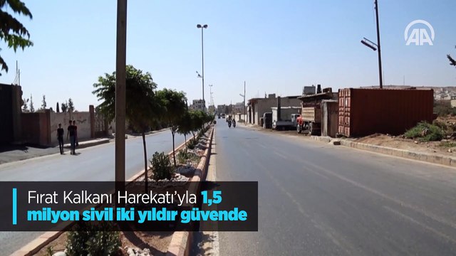 Fırat Kalkanı Harekatı'yla 1,5 milyon sivil iki yıldır güvende