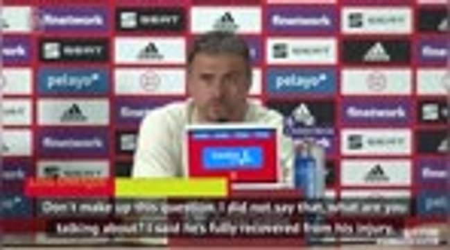 Spain coach Enrique angry about questions over Sergio Ramos' fitness