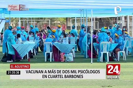 Inició vacunación a miembros del Colegio de Psicólogos del Perú