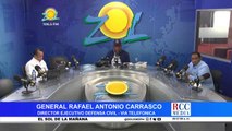 General Rafael Antonio Carrasco Dir. Defensa Civil habla sobre el operativo de la Semana Santa 2021