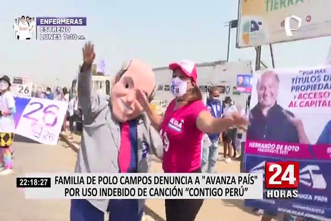 Familia de Augusto Polo Campos denuncian que Avanza País utilizó canción sin autorización