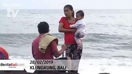 Potensi Wisata Pantai Watu Klotok Klungkung, Bali