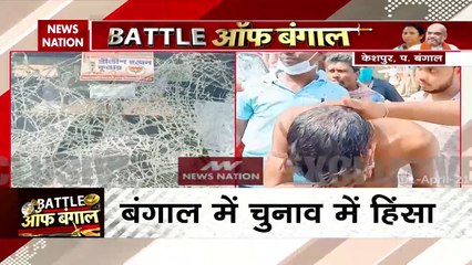 Bengal BJP leader Tanmay Ghosh's car vandalised in Keshpur