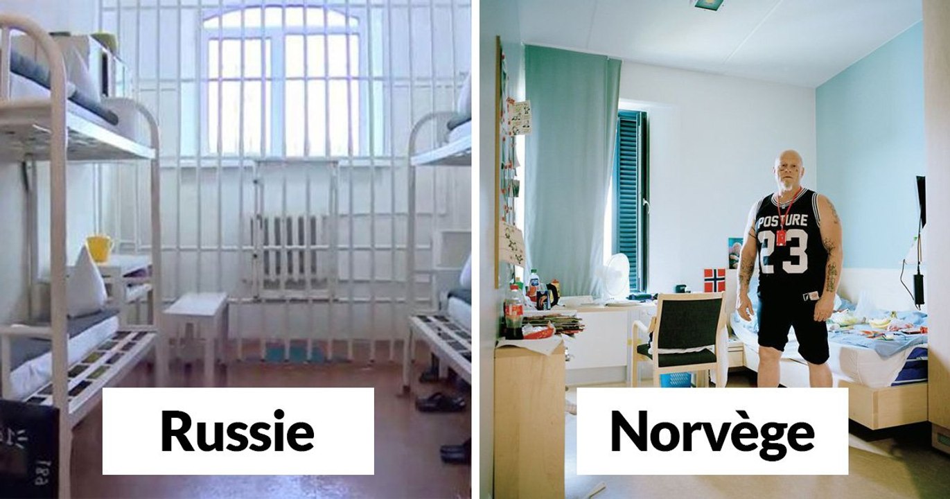 Voici à quoi ressemblent les cellules de prison du monde entier