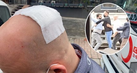 İstanbul’un göbeğinde taksici dehşeti kamerada