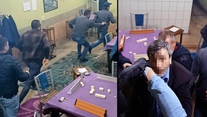 Pencereden kaçmaya çalışırken polisle burun buruna geldiler! Koşarken birbirlerini ezeceklerdi