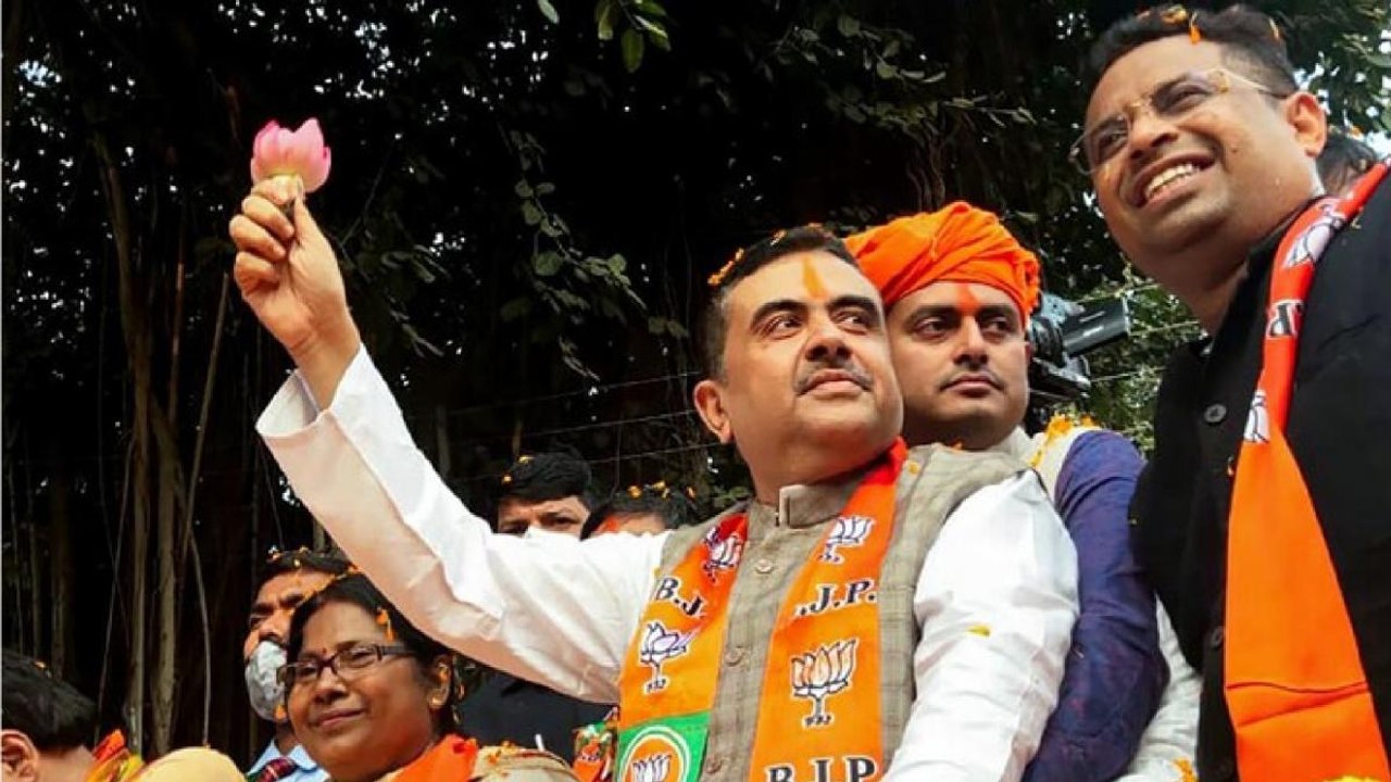 Suvendu Adhikari's convoy comes under attack in Nandigram