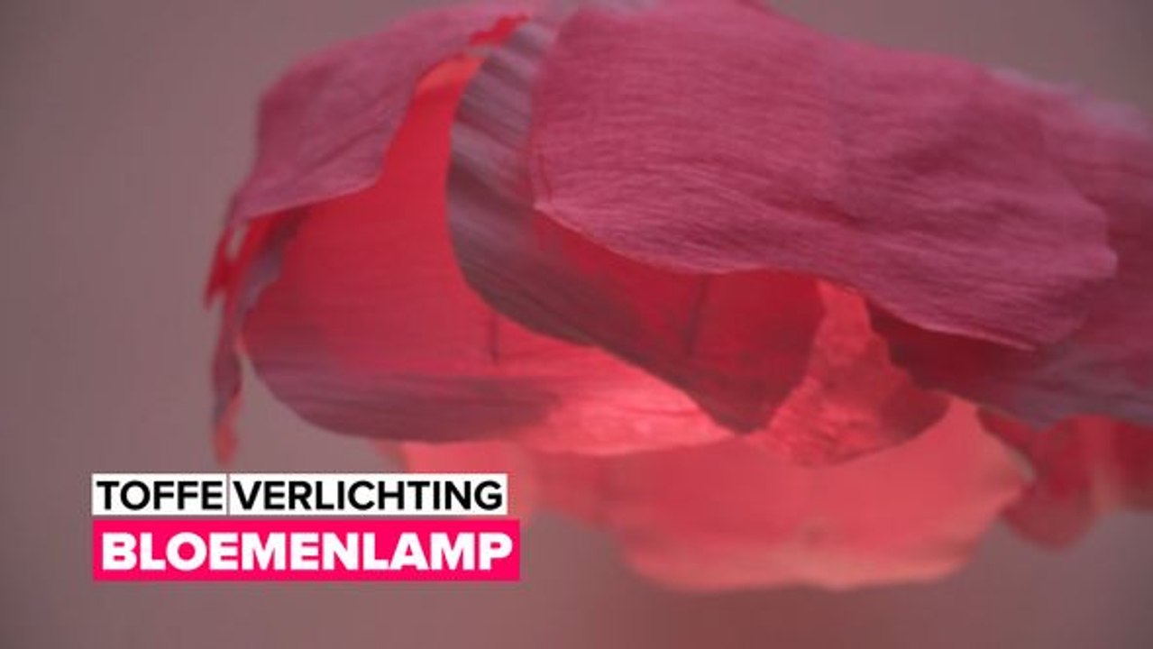 Toffe verlichting: Bloemenlamp