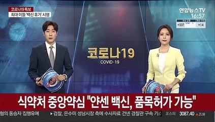 식약처 중앙약심 "얀센 백신, 품목허가 가능"