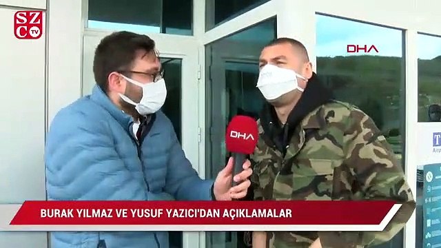 A Milli Futbol Takımı'nın yıldızları Burak Yılmaz ve Yusuf Yazıcı'dan açıklamalar