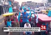 Periodistas respaldan a Mónica Delta tras calificativos de Rafael López Aliaga