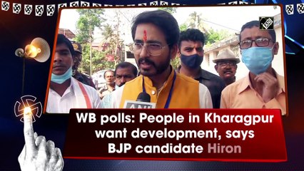 WB polls: People in Kharagpur want development, says BJP candidate Hiron