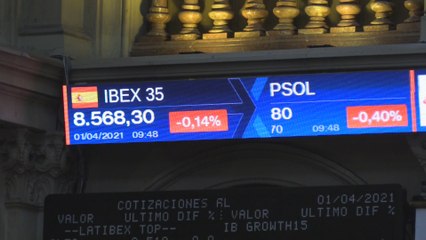La bolsa española retrocede un 0,20 % tras la apertura, atenta al coronavirus