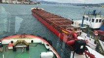 İstanbul Boğazı’nda korkutan gemi arızası