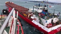 İstanbul Boğazı'nda korkutan gemi arızası