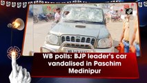West Bengal polls: BJP leader’s car vandalised in Paschim Medinipur