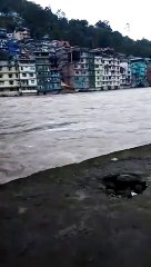 Overflowing water  right now 