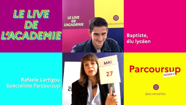 Le live de l'académie Parcoursup 2