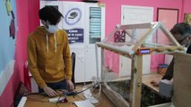 Bilim ve sanat merkezi öğrencileri uzaktan kontrollü minyatür sera tasarladı