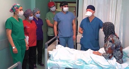 Hamile olduğunu zanneden kadının karnından 8 kiloluk kitle çıktı