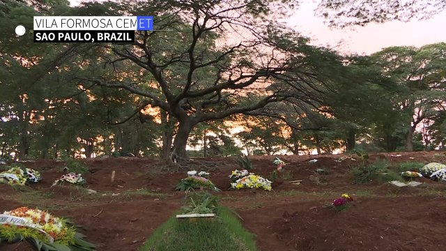 São Paulo cemeteries opened at night as Covid-19 deaths in Brazil spiral out of control