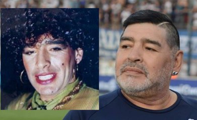 La vida loca de Maradona: cuando el astro del fútbol bailaba sexy con los labios pintados y vestido de mujer