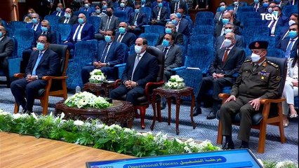 الرئيس السيسى يفتتح مدينة الدواء المصرية فى منطقة الخانكة