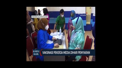 Vaksinasi Pekerja Media Dihari Penyiaran