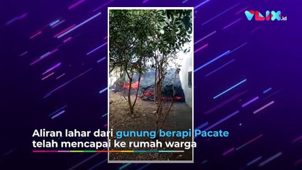 Aliran Lahar Panas di Amerika Selatan Hancurkan Rumah warga