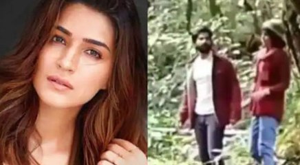 VIDEO: नदी के किनारे खड़े वरुण को कृति सेनन ने दिया धक्का, जानिए एक्ट्रेस ने ऐसा क्यों किया?