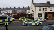 Emergency services at scene of crash outside Sunderland pub