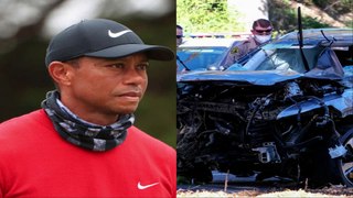Official cause of Tiger Wood's car crash has been determined