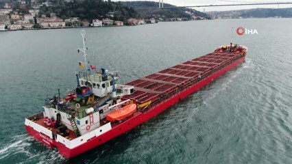 İstanbul Boğazı'nda kuru yük gemisi arıza yaptı